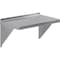 Amgood 14 in. x 24 in. Stainless Steel Wall Shelf With Squared Edge AMG WS-SQ-1424 - alternate 1